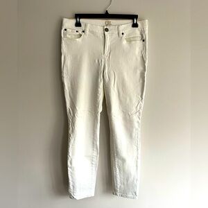 J.Crew Women's Off White Skinny Jeans Size: 28/6